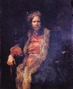 Anthony Van Dyck -armed painter Marten Rijckaert oil